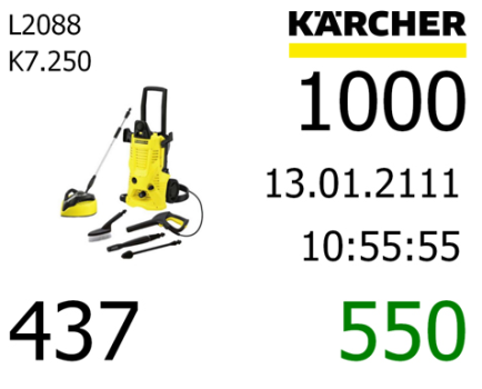 Andon Panel für Kennzahlen und als Stückzähler in der Fertigung